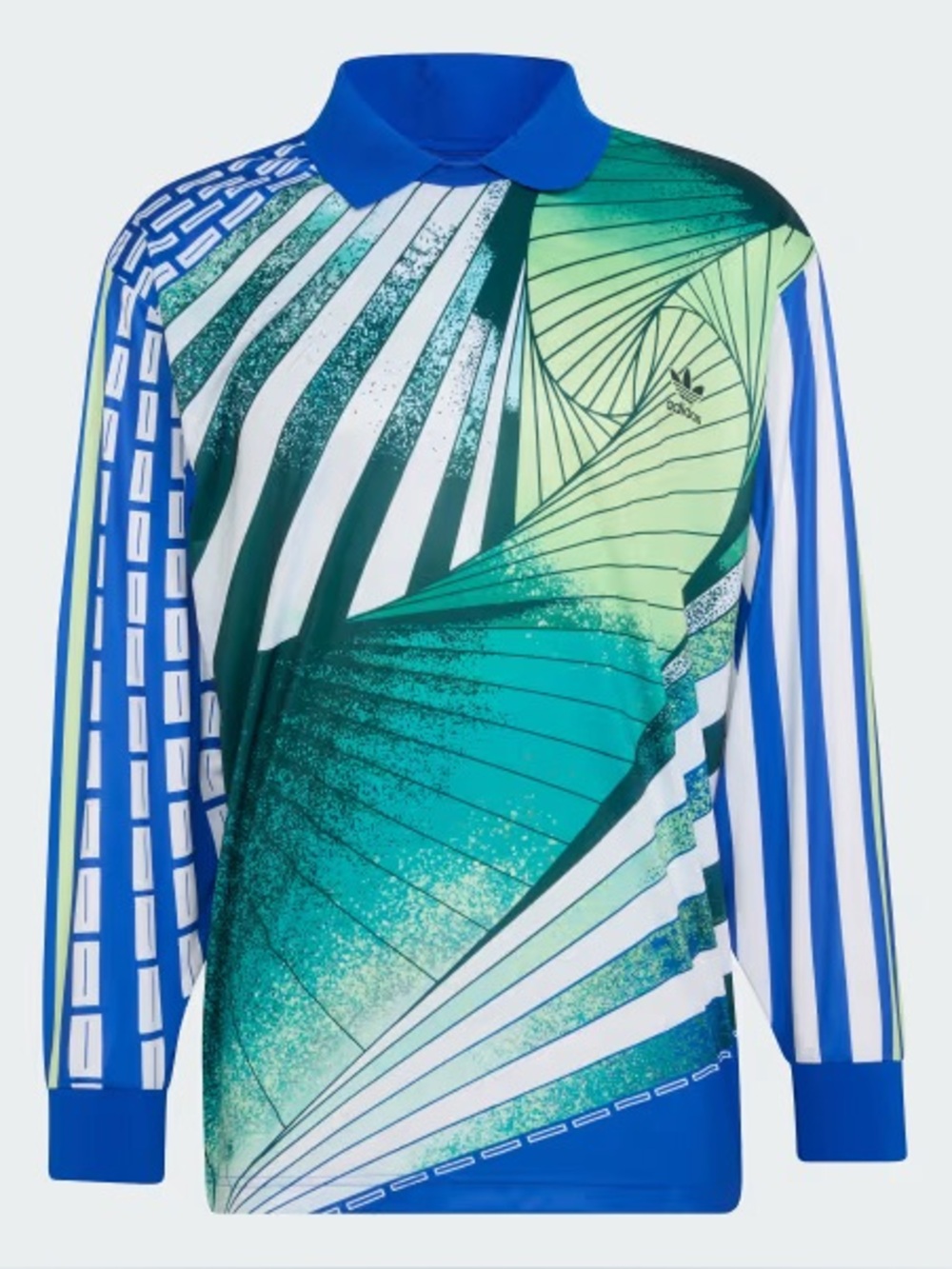 Adidas Archive Loose Goalkeeper Jersey Power Blue Size Medium KC7918
